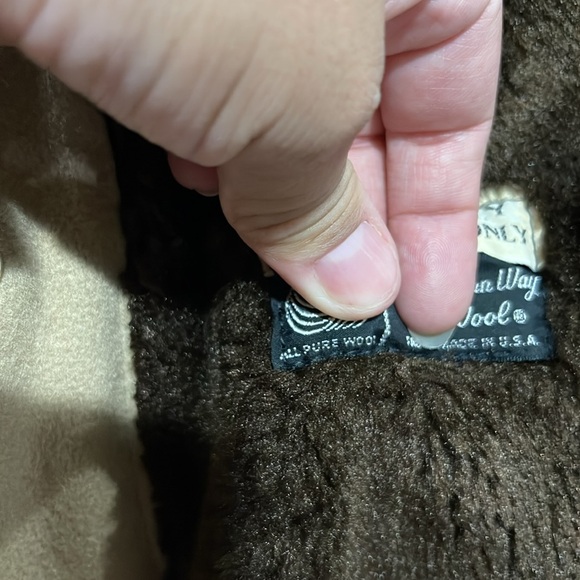 VINTAGE Lakeland 100% Pure Wool Trench Coat, Tan, Size 40 - Picture 12 of 12